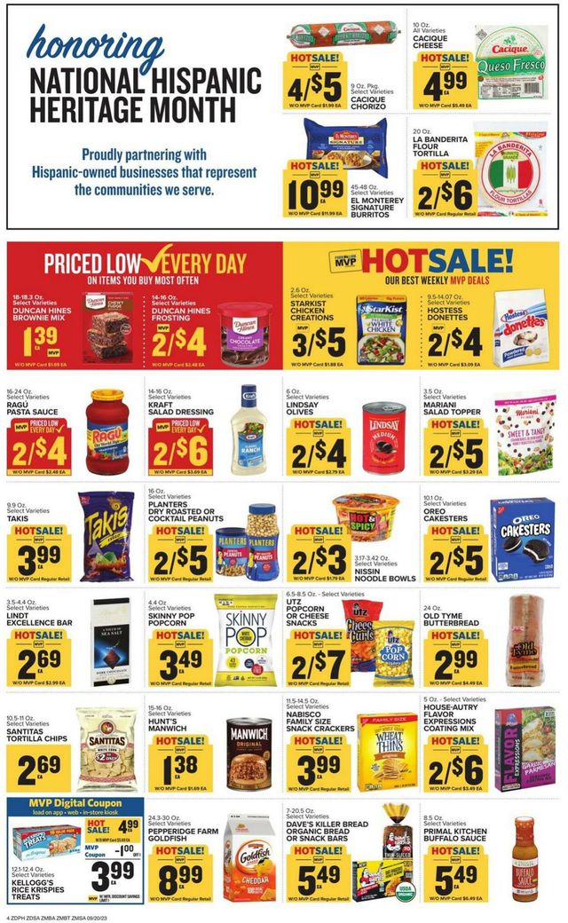 Food Lion Ad from 09/20/2023