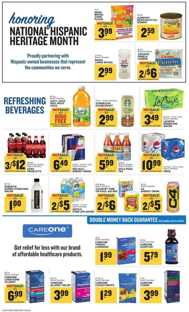 Food Lion Ad from 10/04/2023