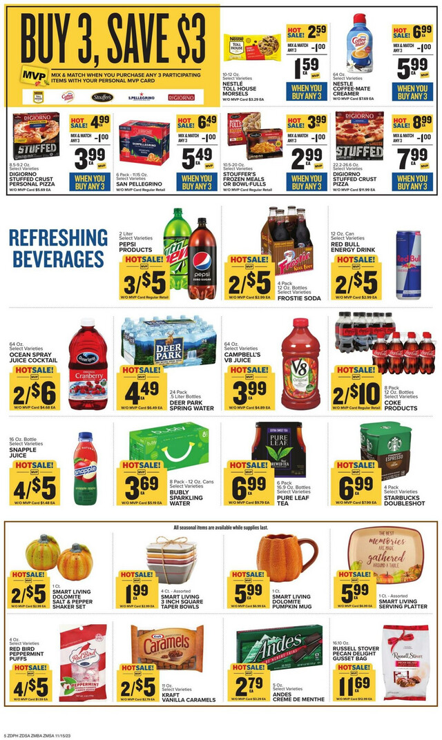 Food Lion Ad from 11/15/2023