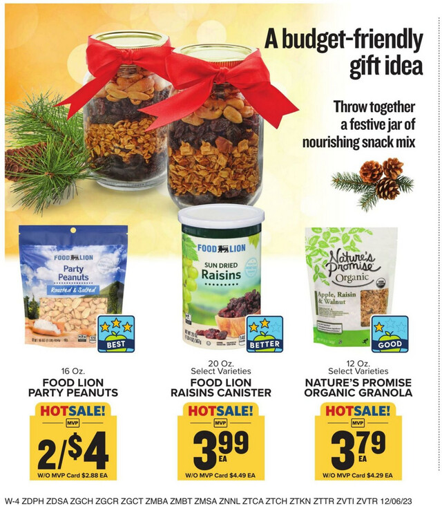 Food Lion Ad from 12/06/2023