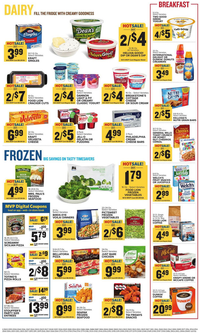 Food Lion Ad from 12/27/2023