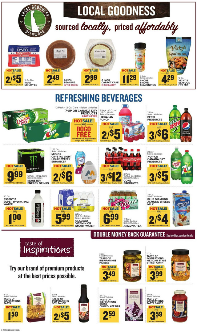 Food Lion Ad from 01/03/2024