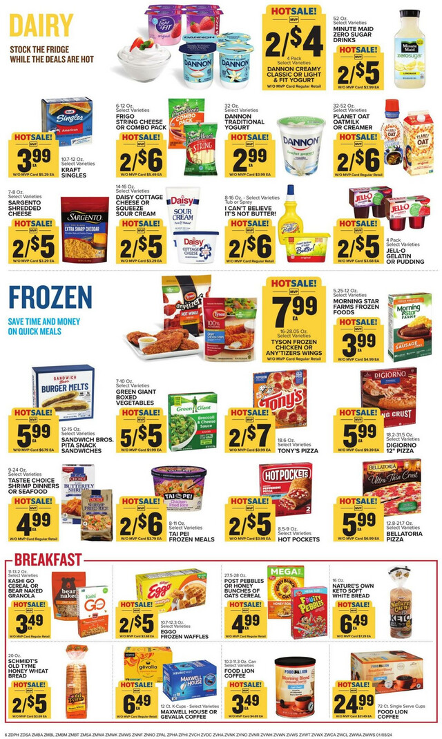 Food Lion Ad from 01/03/2024