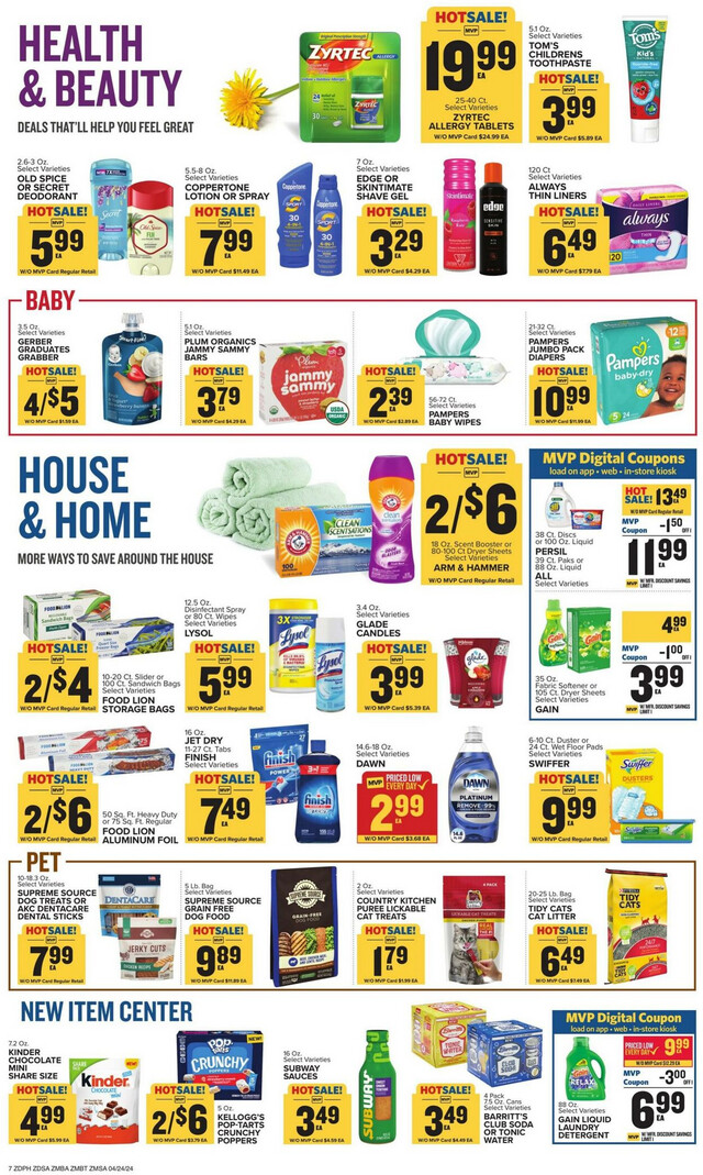 Food Lion Ad from 04/24/2024