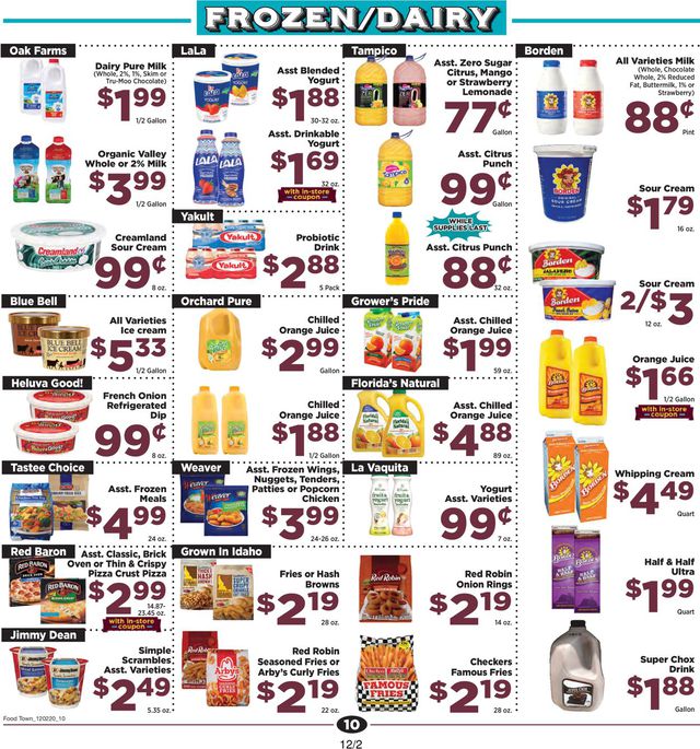 Food Town Ad from 12/02/2020
