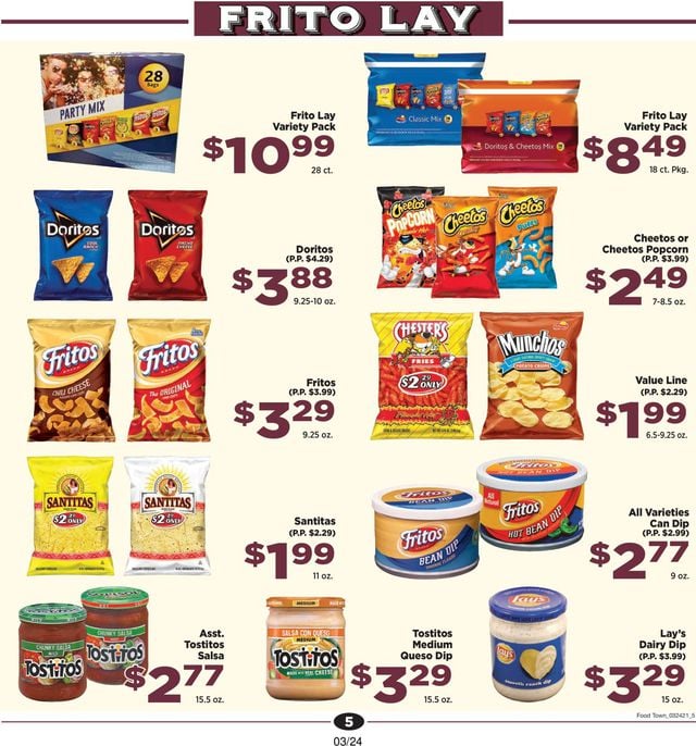 Food Town Ad from 03/24/2021