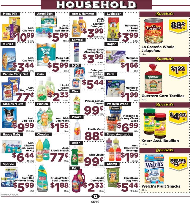 Food Town Ad from 05/19/2021
