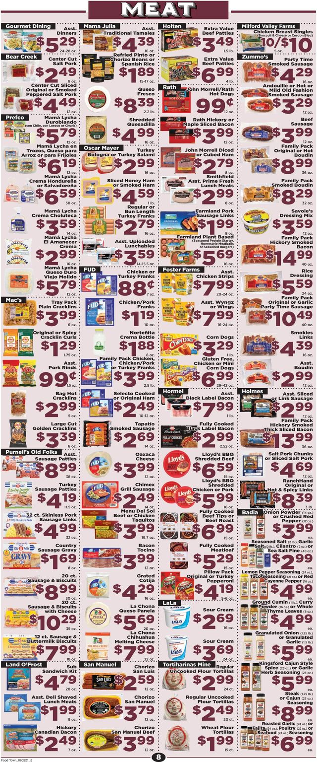 Food Town Ad from 06/02/2021