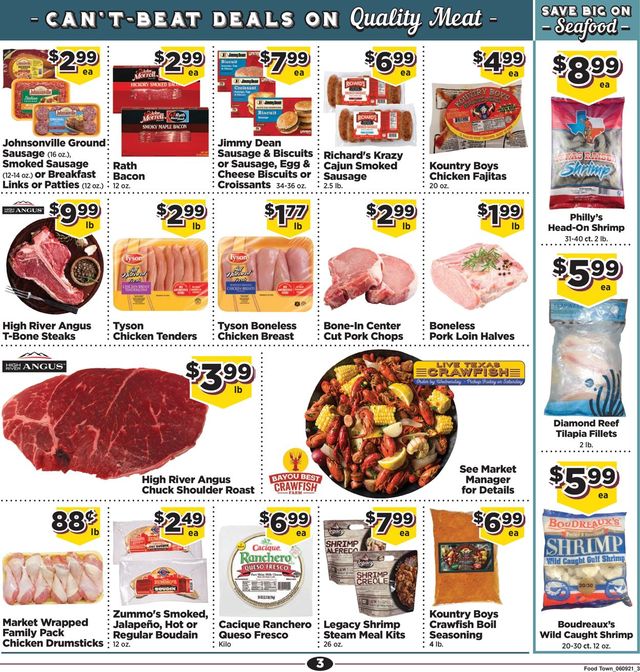 Food Town Ad from 06/09/2021