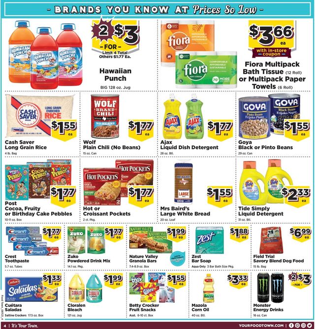 Food Town Ad from 08/11/2021