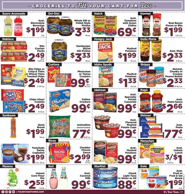 Food Town Ad from 08/11/2021
