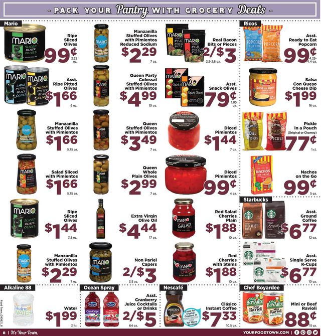 Food Town Ad from 09/08/2021