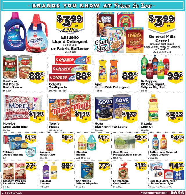 Food Town Ad from 09/15/2021