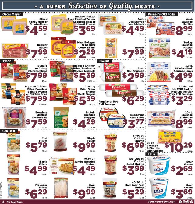 Food Town Ad from 10/06/2021