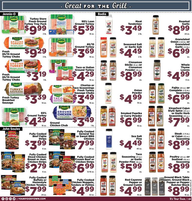 Food Town Ad from 10/27/2021