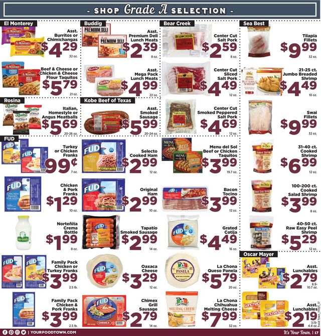 Food Town Ad from 11/10/2021