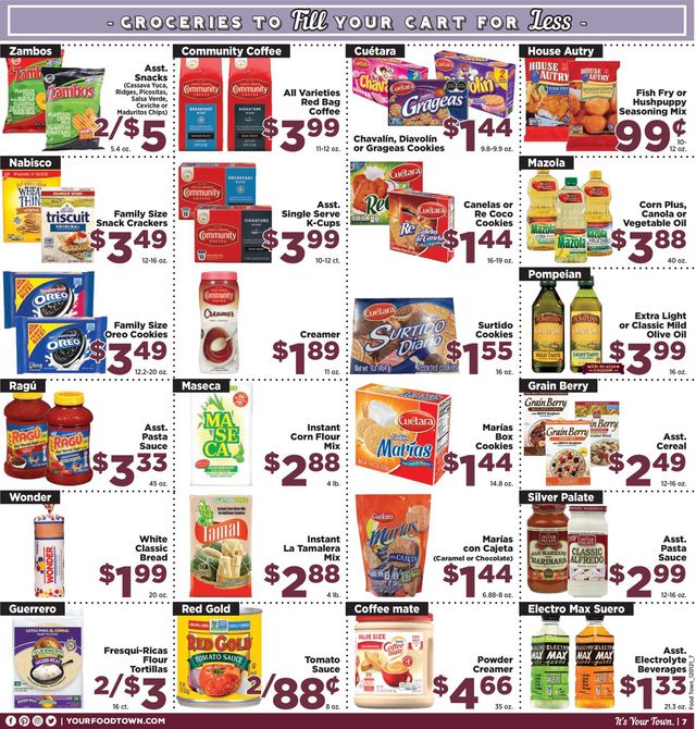 Food Town Ad from 12/01/2021
