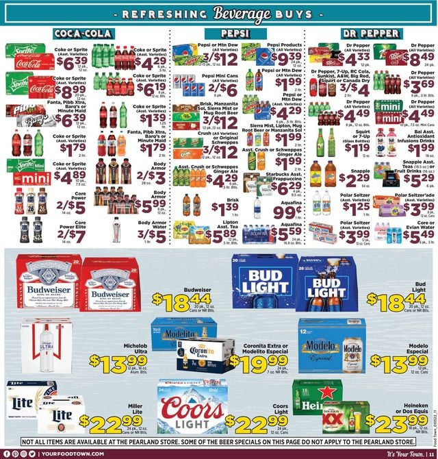 Food Town Ad from 01/05/2022