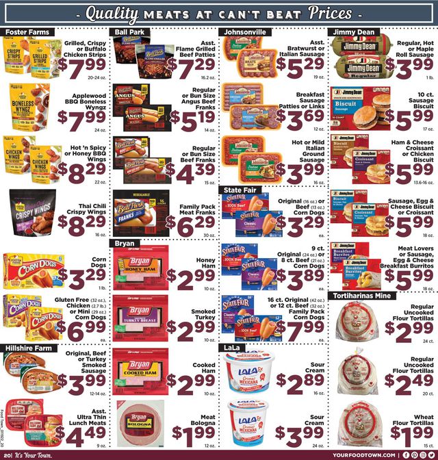 Food Town Ad from 01/19/2022