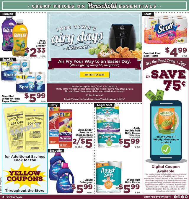 Food Town Ad from 02/02/2022