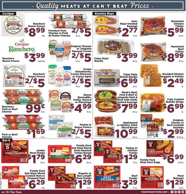Food Town Ad from 02/09/2022