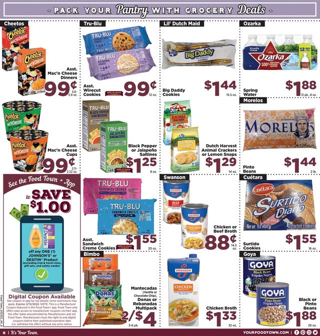 Food Town Ad from 02/23/2022