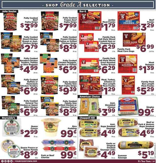 Food Town Ad from 02/23/2022