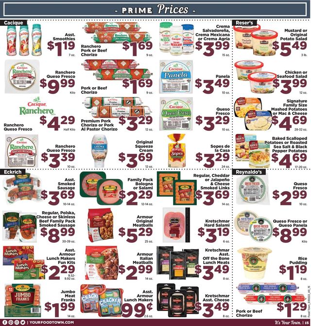 Food Town Ad from 03/02/2022