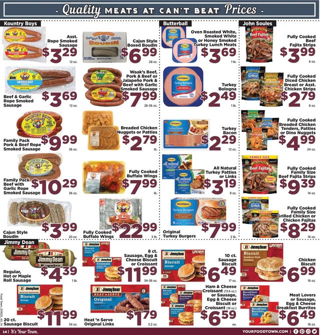 Food Town Ad from 03/16/2022