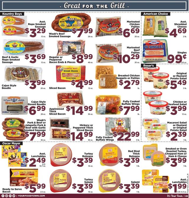 Food Town Ad from 03/23/2022