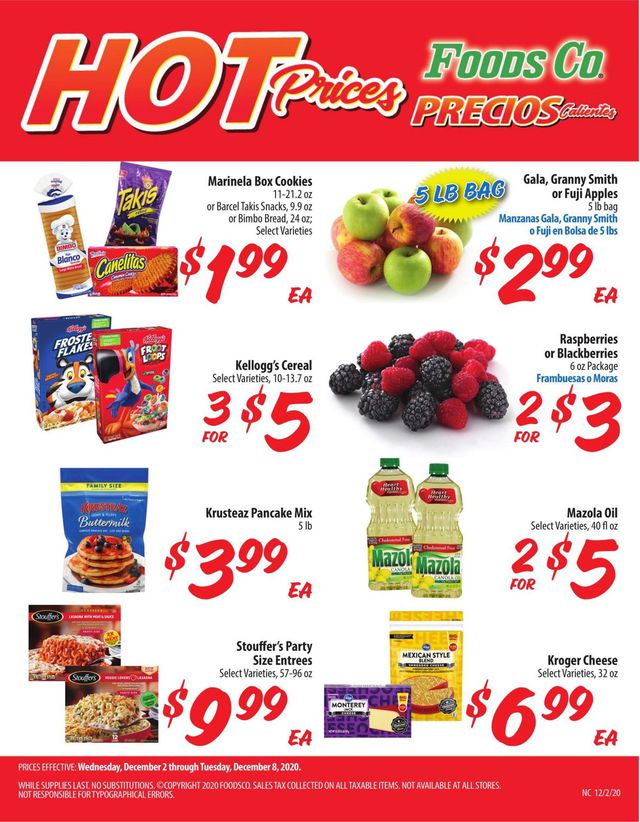 Foods Co. Ad from 12/02/2020