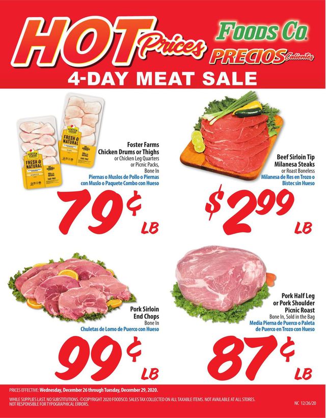 Foods Co. Ad from 12/26/2020