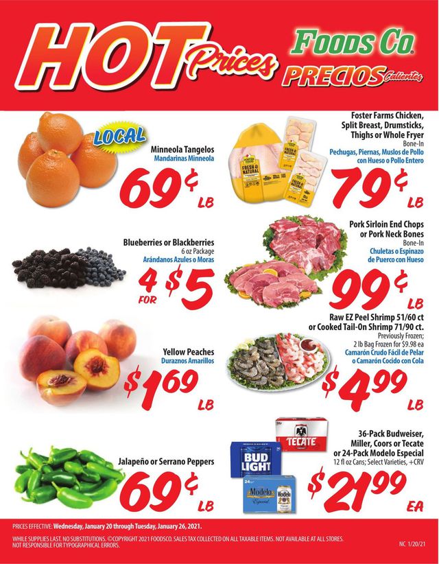 Foods Co. Ad from 01/20/2021