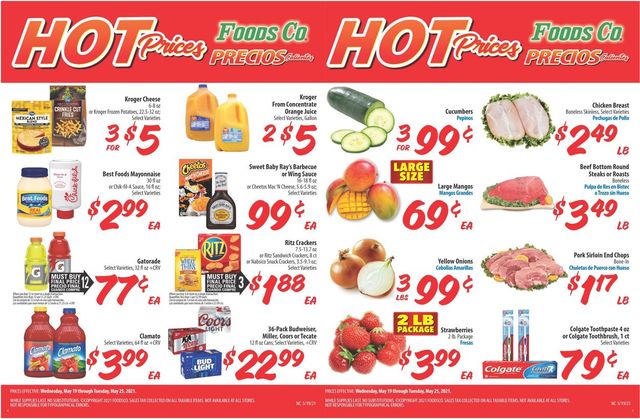 Foods Co. Ad from 05/19/2021