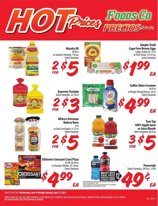Foods Co. Ad from 06/09/2021