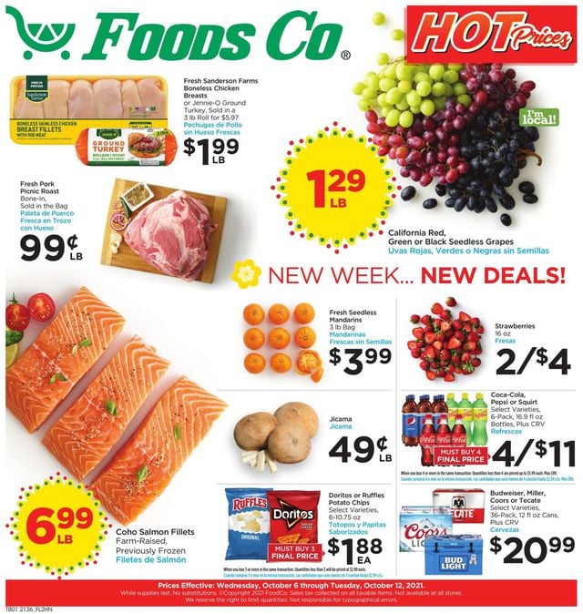 Foods Co. Ad from 10/06/2021