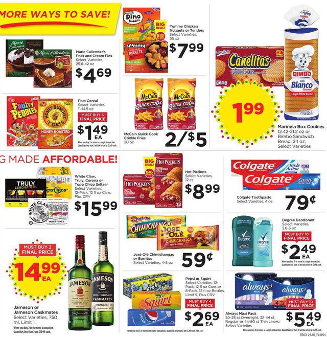 Foods Co. Ad from 11/03/2021