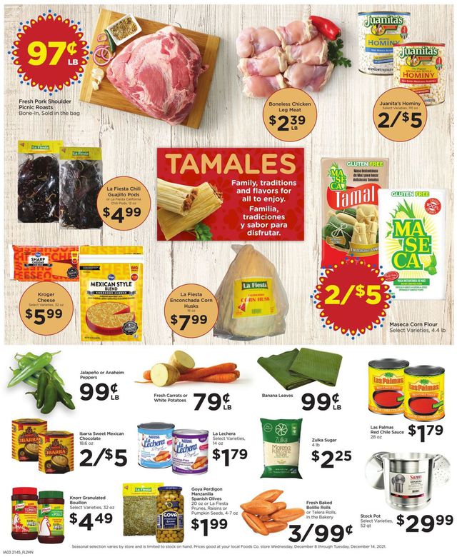 Foods Co. Ad from 12/08/2021