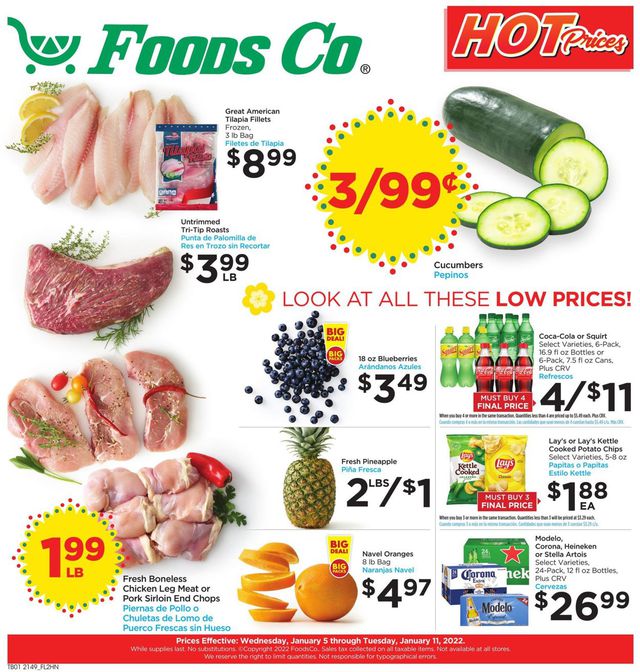 Foods Co. Ad from 01/05/2022