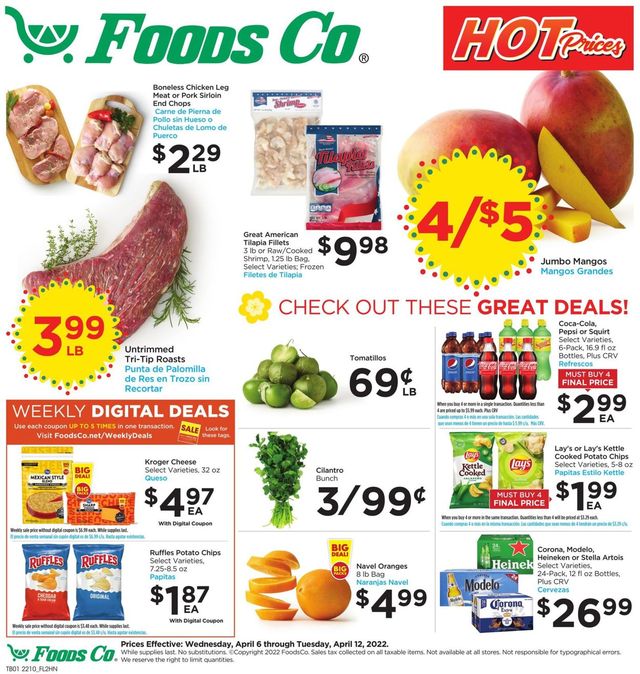 Foods Co. Ad from 04/06/2022