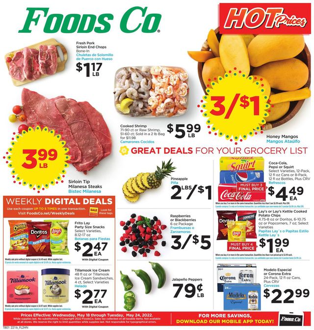 Foods Co. Ad from 05/18/2022