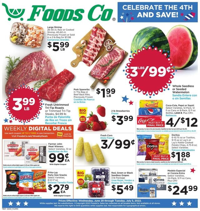 Foods Co. Ad from 06/29/2022