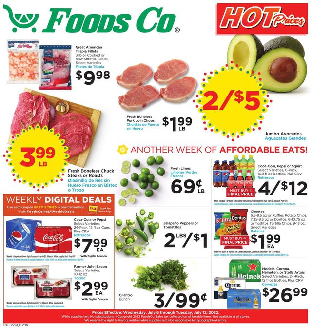 Foods Co. Ad from 07/06/2022