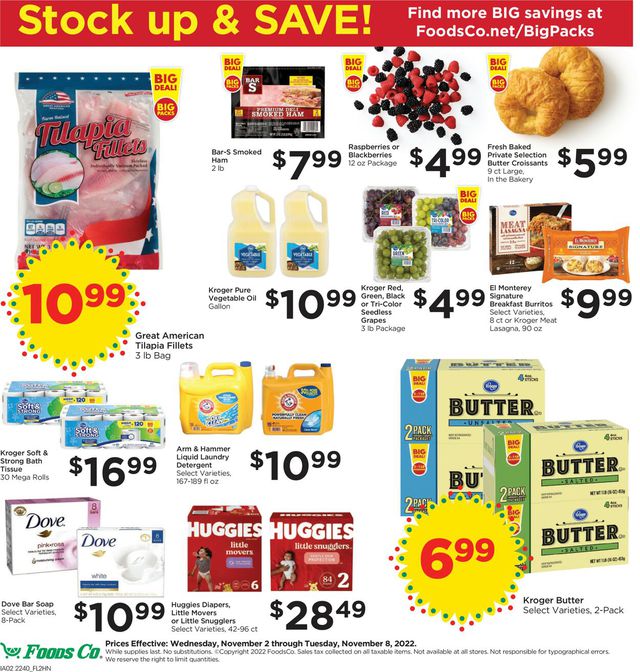 Foods Co. Ad from 11/02/2022