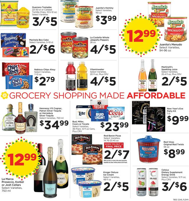 Foods Co. Ad from 12/28/2022