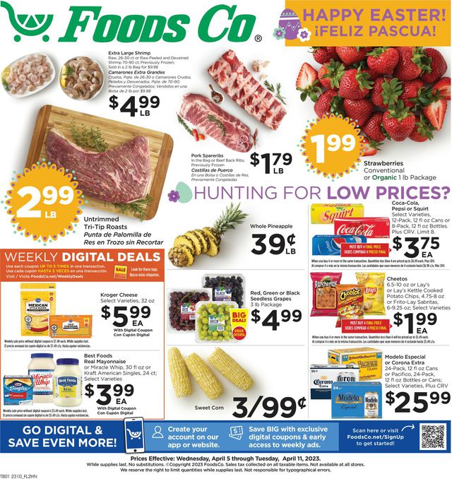 Foods Co. Ad from 04/05/2023