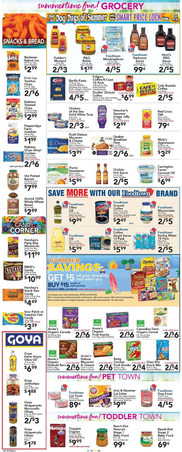 Foodtown Ad from 08/07/2020