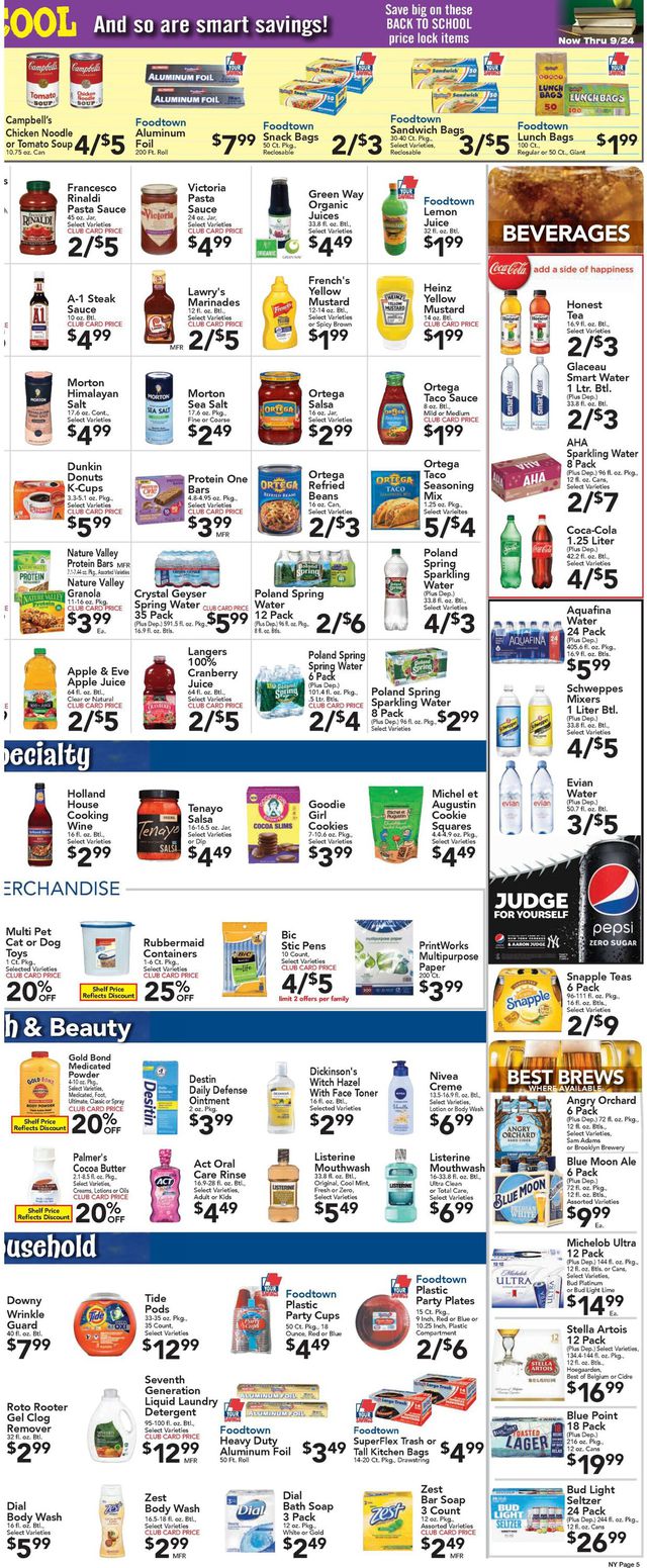 Foodtown Ad from 08/28/2020