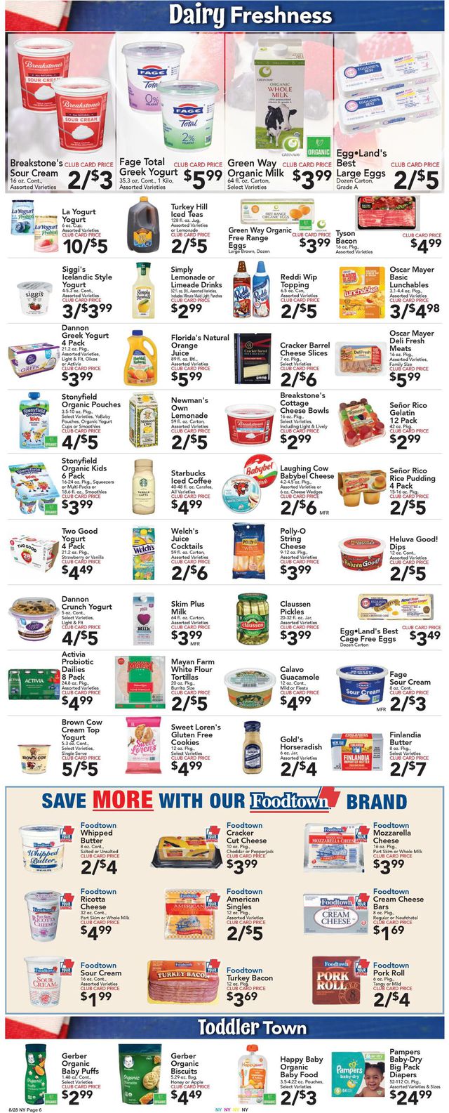 Foodtown Ad from 08/28/2020