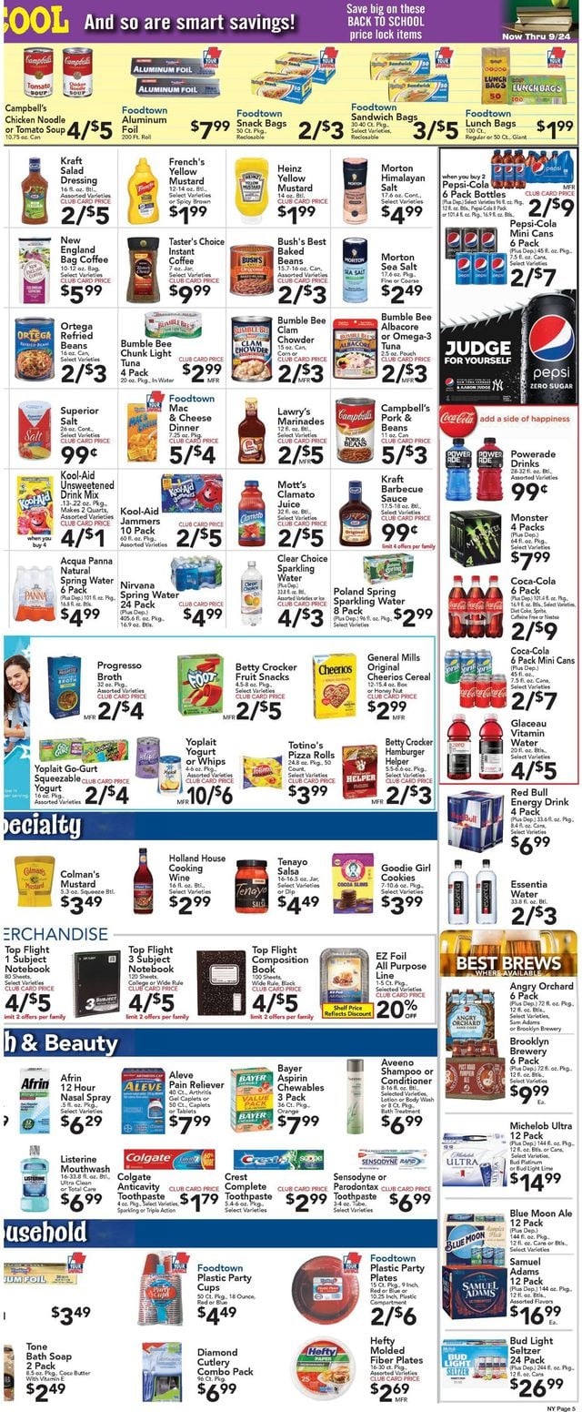 Foodtown Ad from 09/04/2020